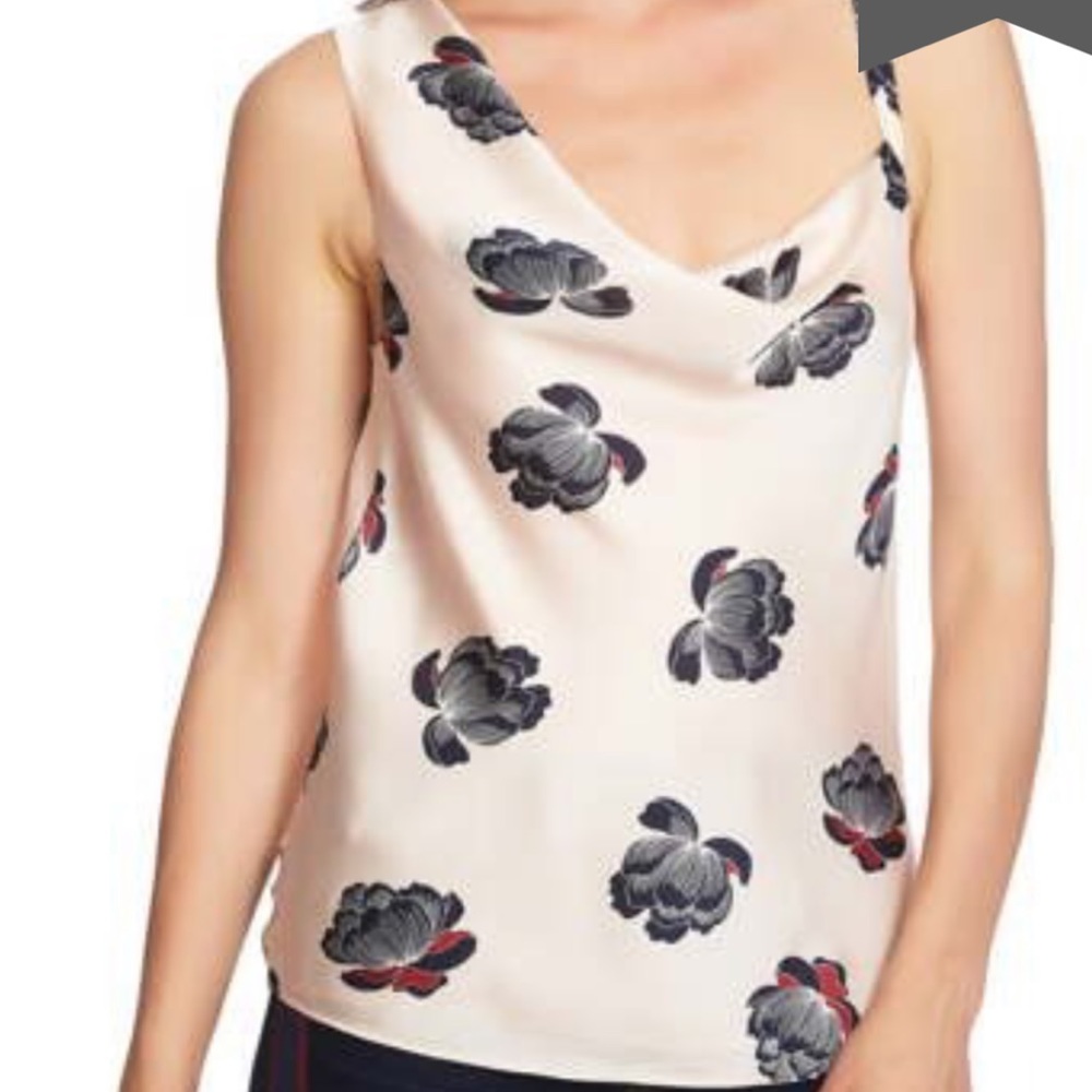 1.State Floating Blossoms Asymmetrical Camisole